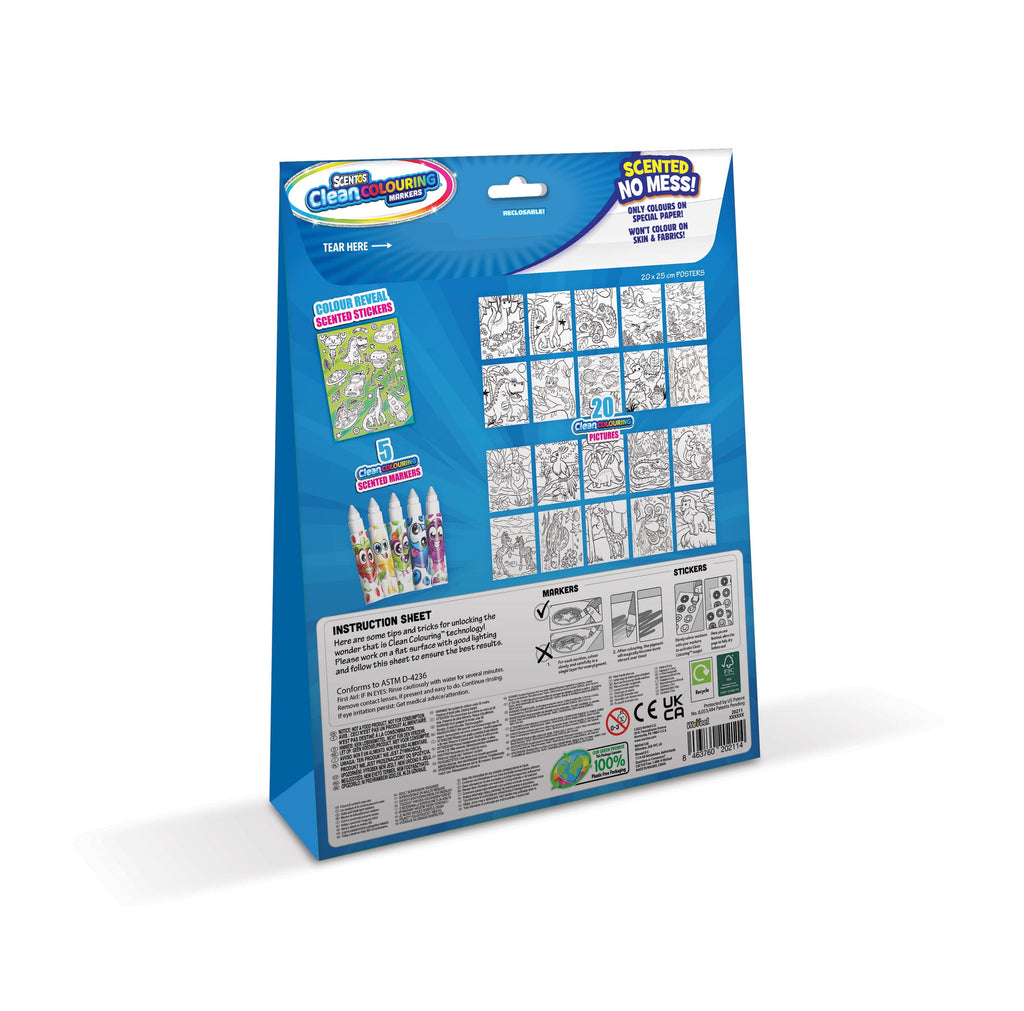 ShopScentos Clean Colouring Scentos CleanColouring™ Markers Adventure Set