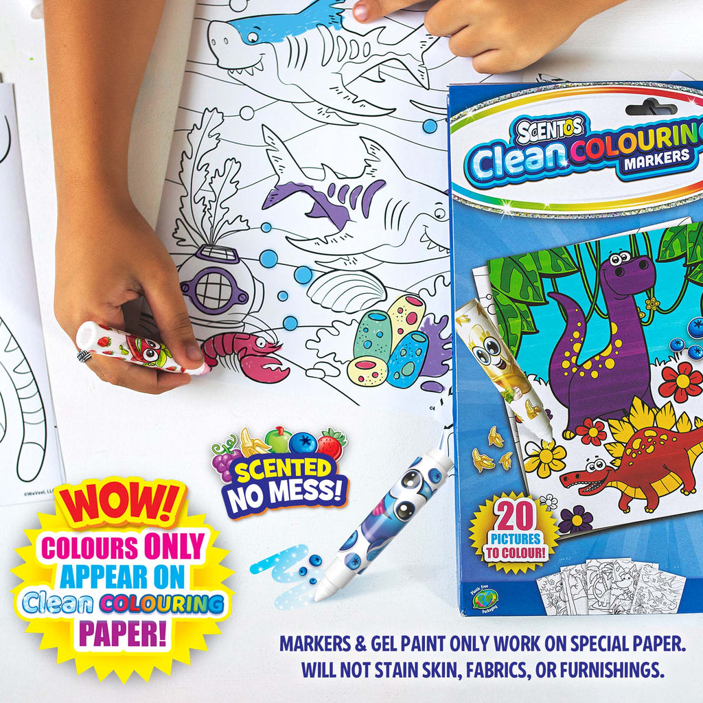 ShopScentos Clean Colouring Scentos CleanColouring™ Markers Adventure Set