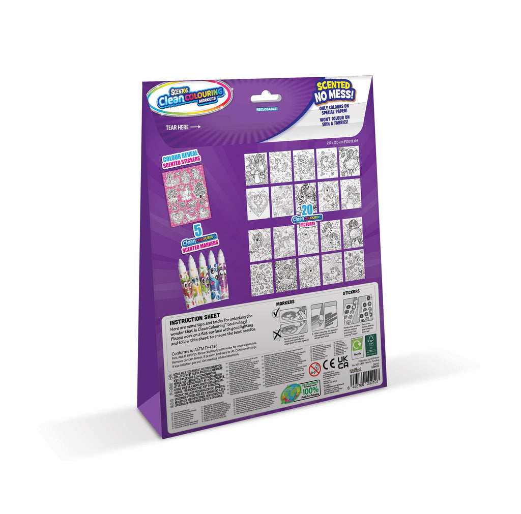 ShopScentos Clean Colouring Scentos CleanColouring™ Markers Enchanted Set