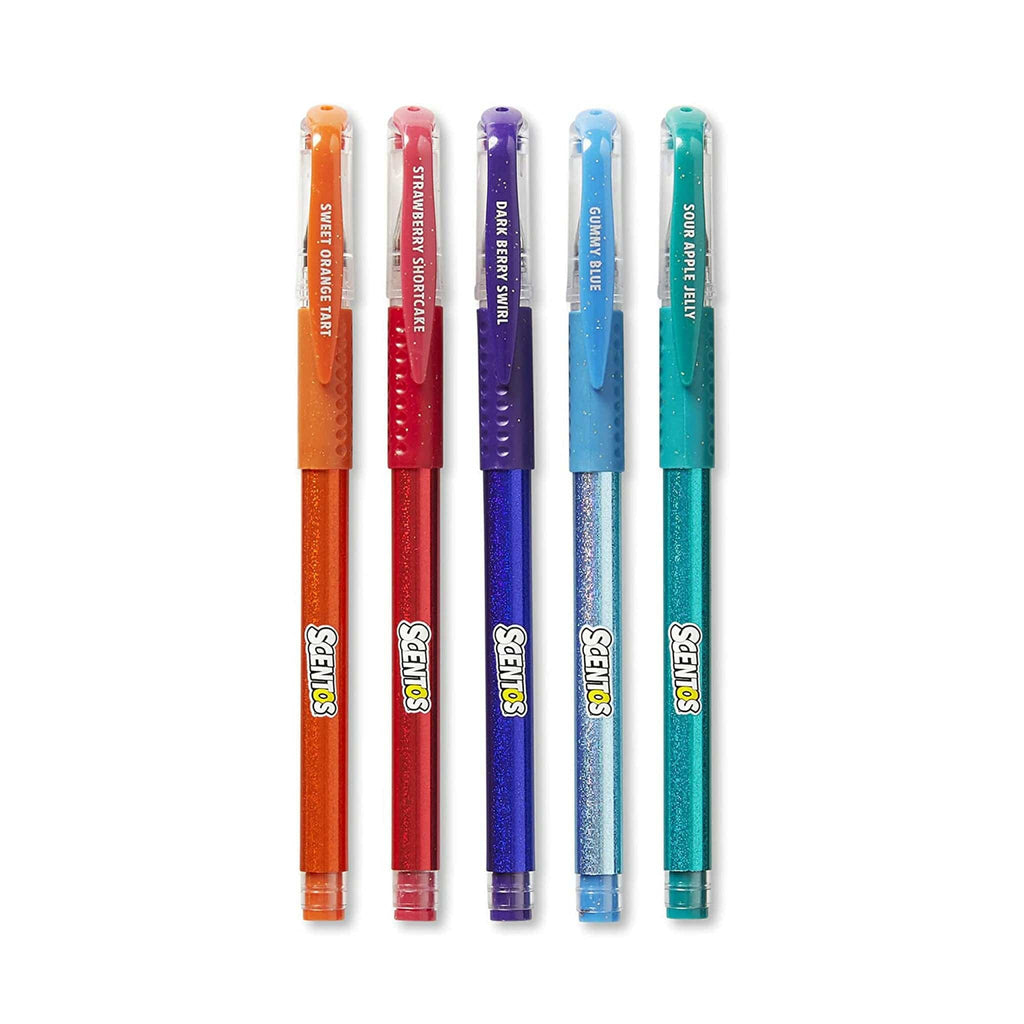 ShopScentos Gel Pen Scentos® Scented 5 Count Glitter Gel Pens Set