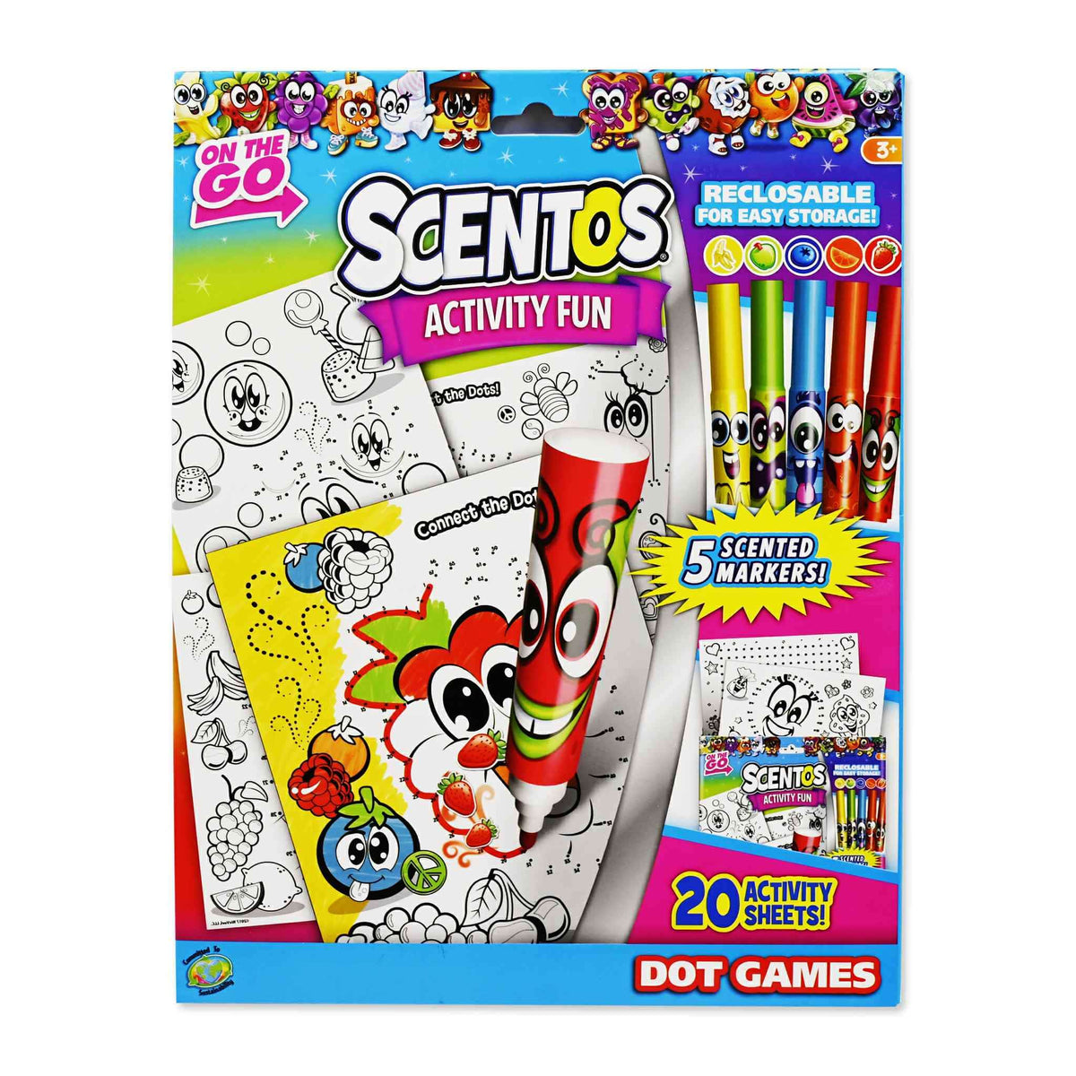 Scentos Scented Magic Markers Activity Set 