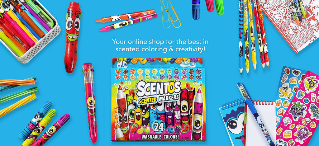 ShopScentos.com offers online shopping with free shipping for Scented Coloring and Creativity