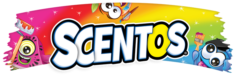 Scentos Logo - the world's best scented stationery and creative products for kids!