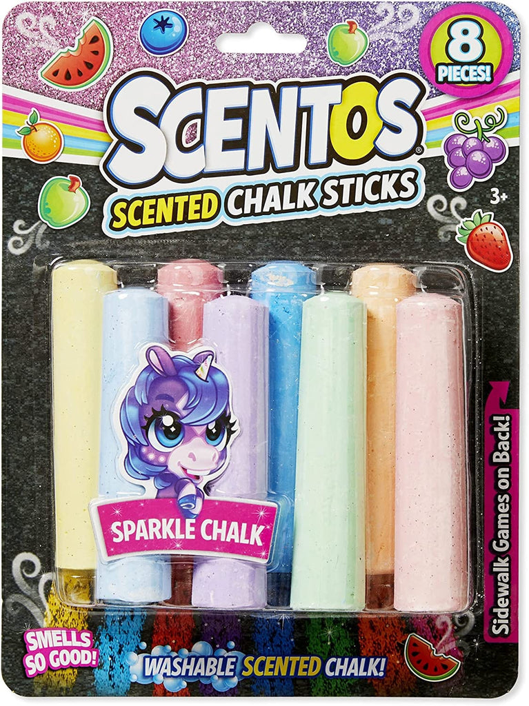 ShopScentos Chalk Scentos® Scented Sparkle Chalk Sticks 8 Pack