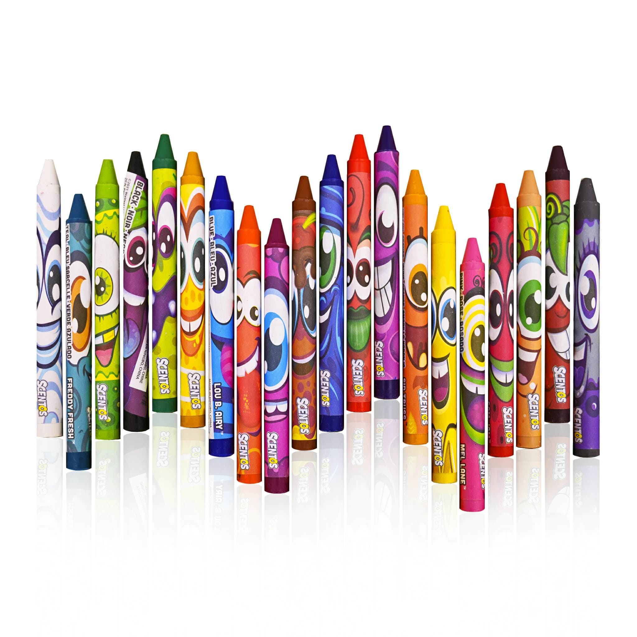 Scentos Scented Crayons - 64 Count - Crayons for Kids 64 Pack of Crayons :  Buy Online at Best Price in KSA - Souq is now : Toys
