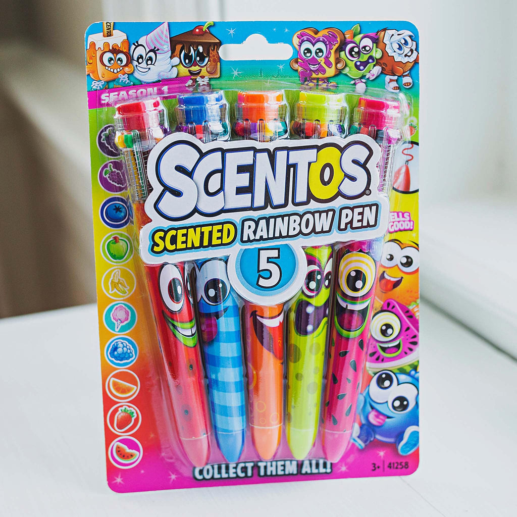 ShopScentos Gel Pen Scentos® Scented Rainbow Pens 5 Count Set