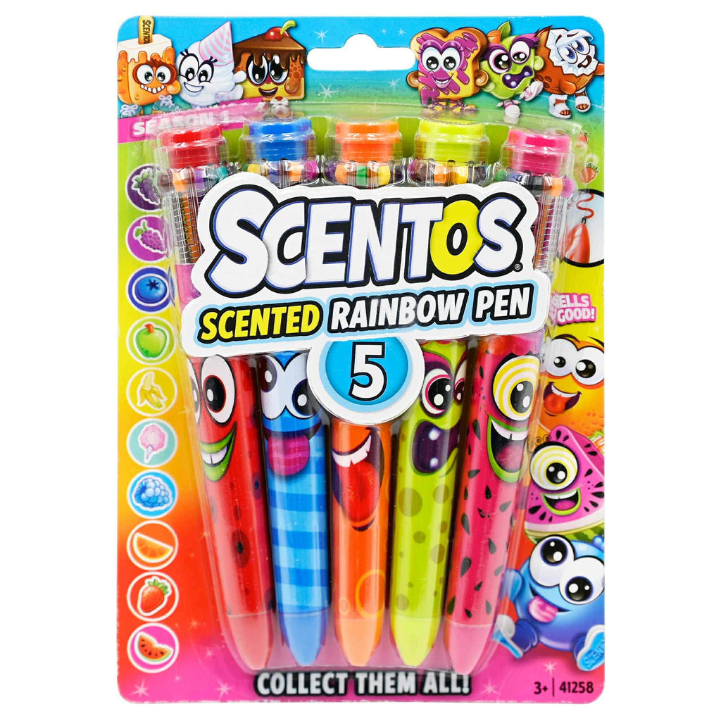  Scentos Sugar Rush Colored Gel Pens for Kids - Candy Scented  Pens - Medium Point Gel Pens for Coloring - For Ages 4 and Up - 12 Count  (Pom) : Office Products