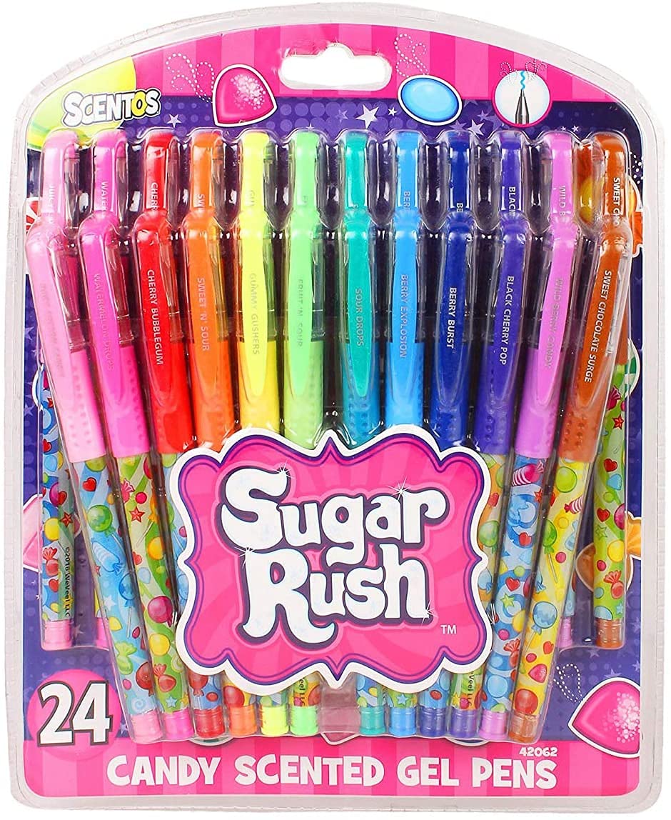 SCENTOS - 24 Pack Sugar Rush Candy Scented Gel Pens - Sealed $14.95 -  PicClick