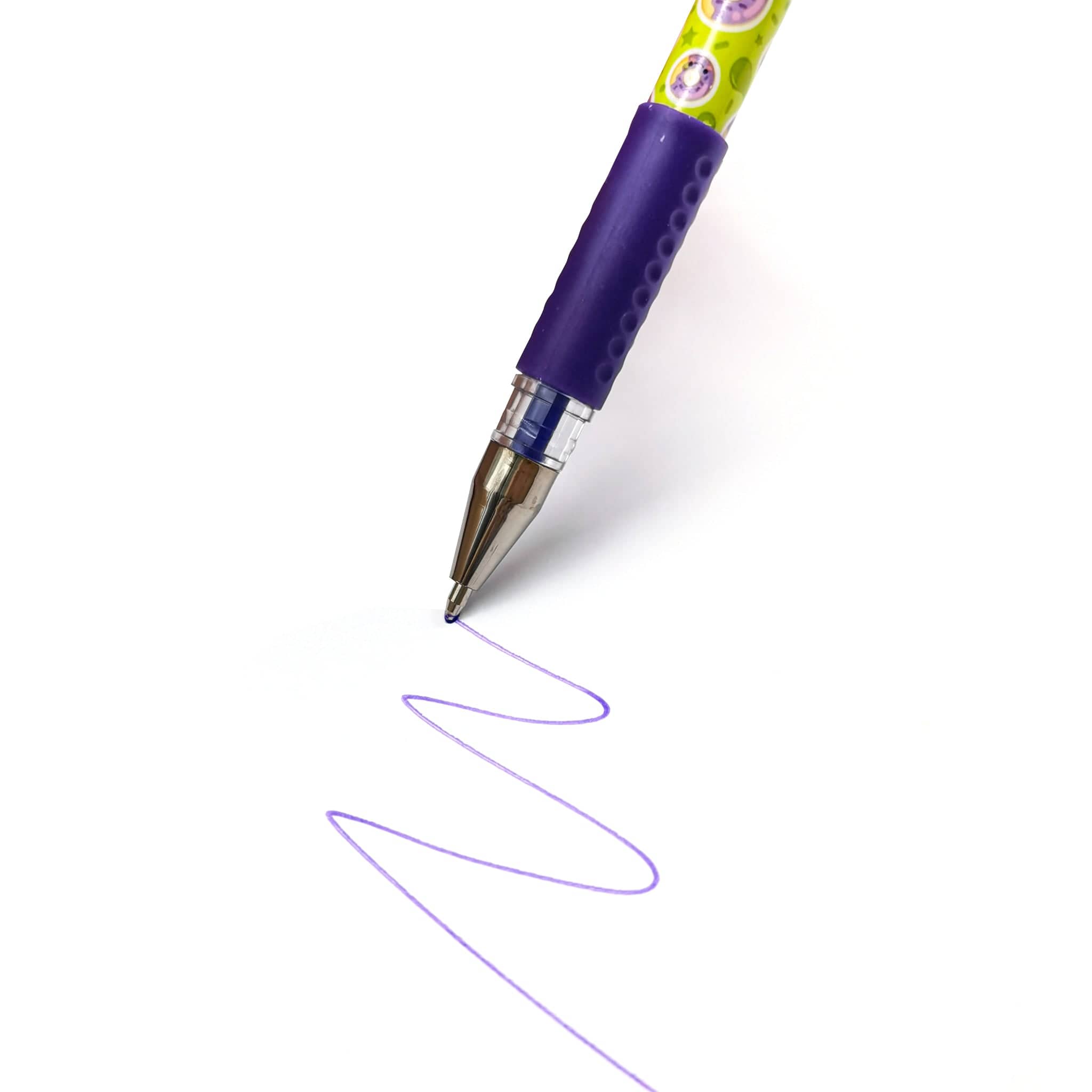 Justice Scented Multi-Color Glitter Gel Pens, 24 Scented Colors