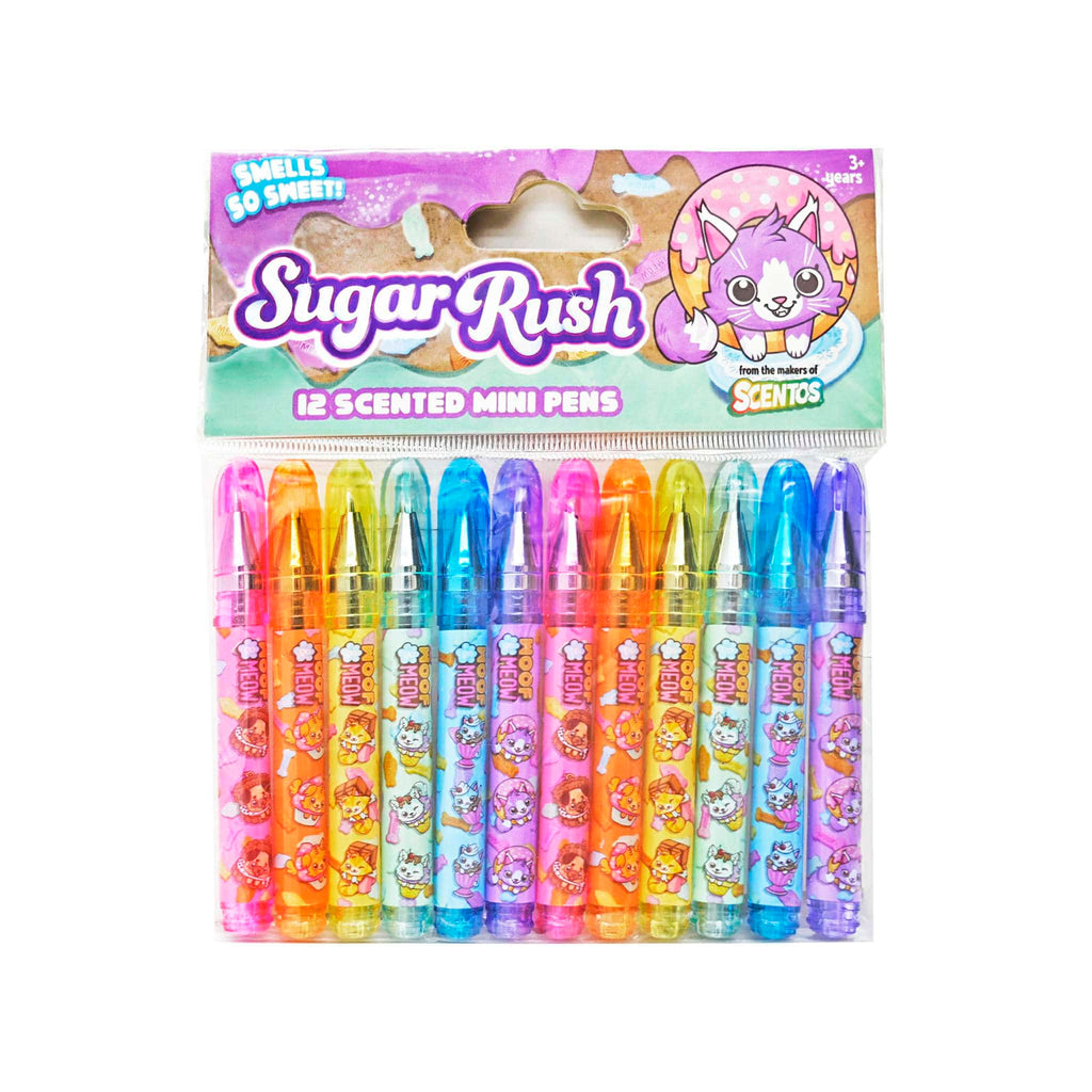 Sugar Rush® Scented 12 Pom-Pom Felt Tip Pens