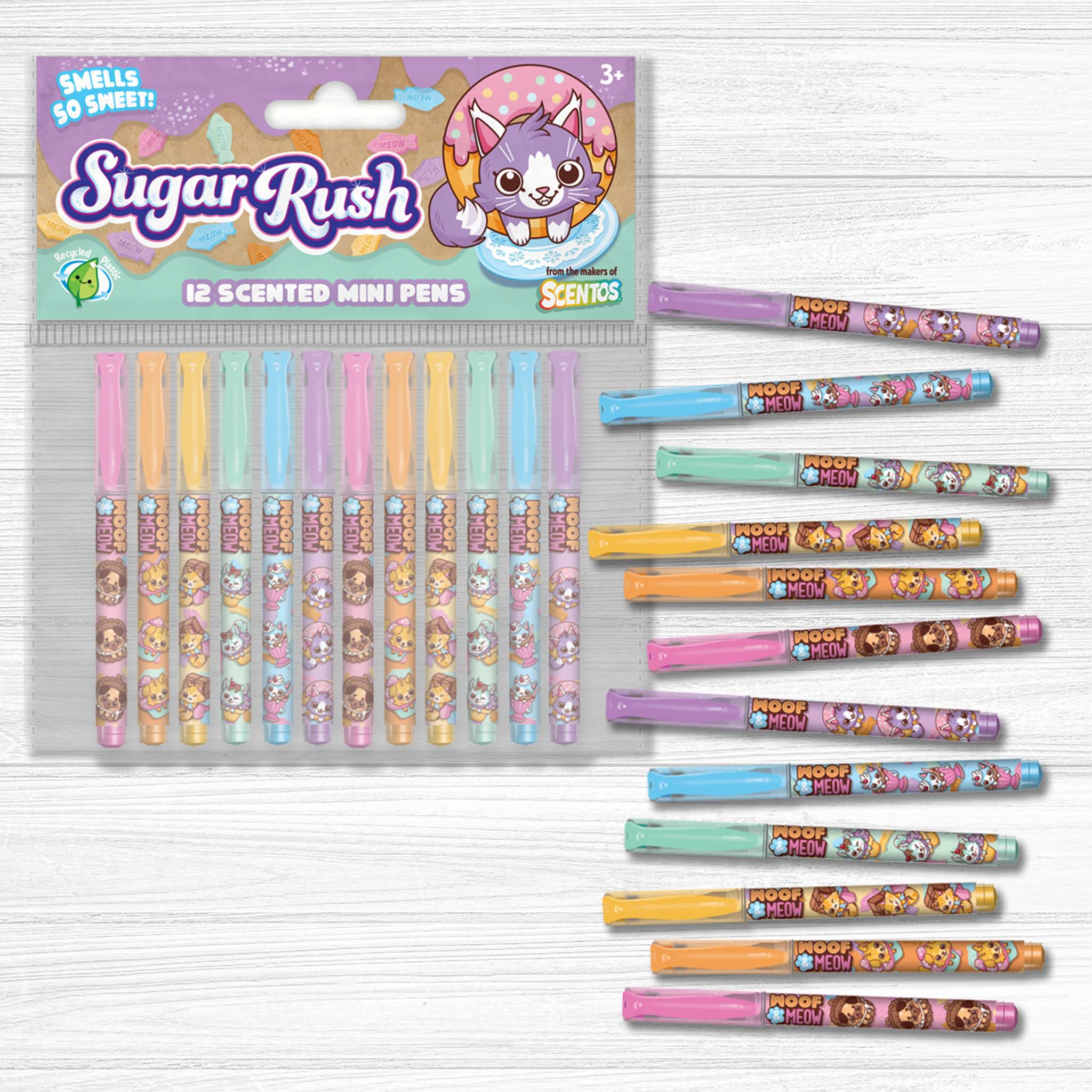 Girls Sugar Rush Candy Scented Gel Pens 