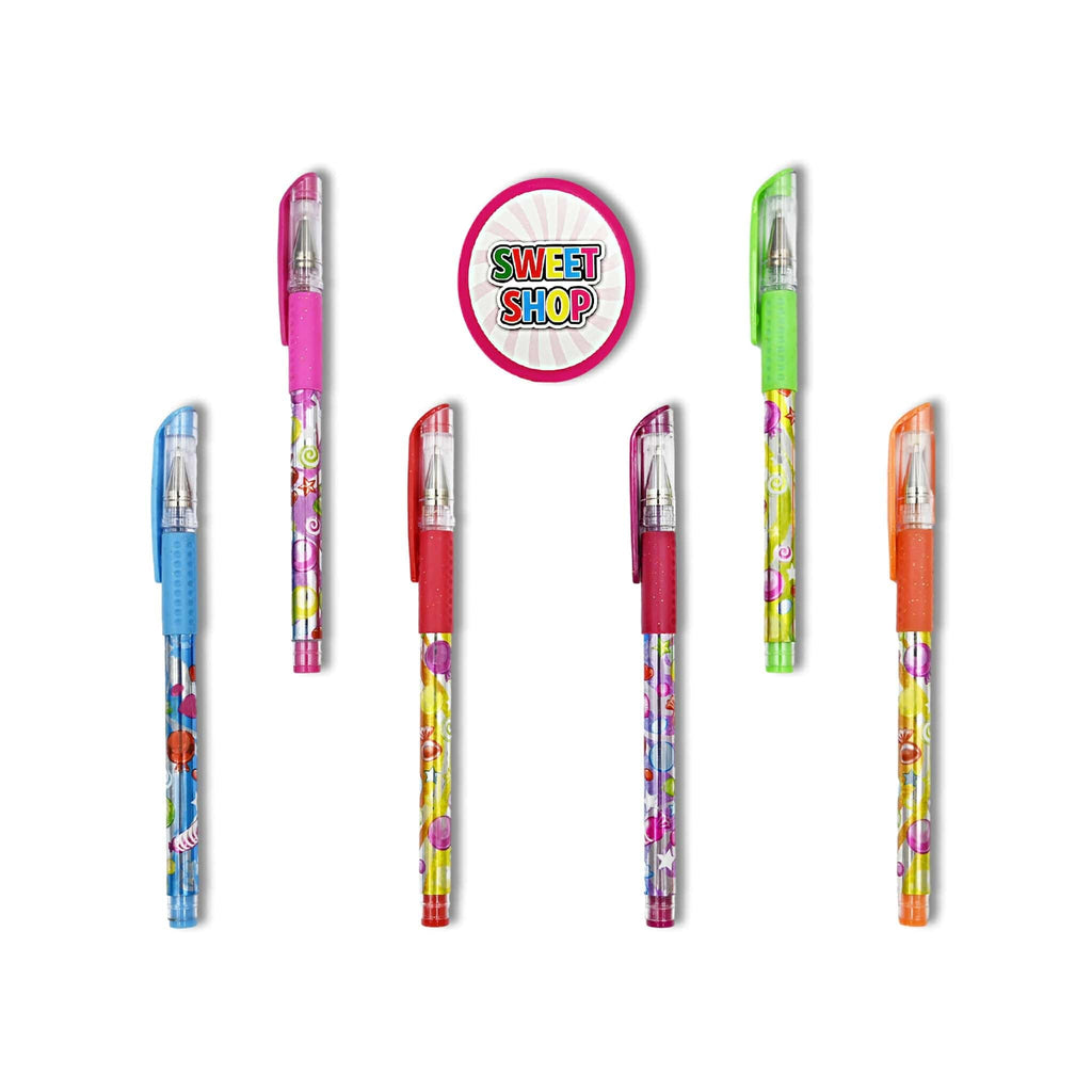 Scentimals - Scented Gel Pens, Sweet Smelling Back to School Kids Pens,  Children's Rainbow Pens, Colorful Gel Pens, Writing Drawing Fun Pens Grip  Gift