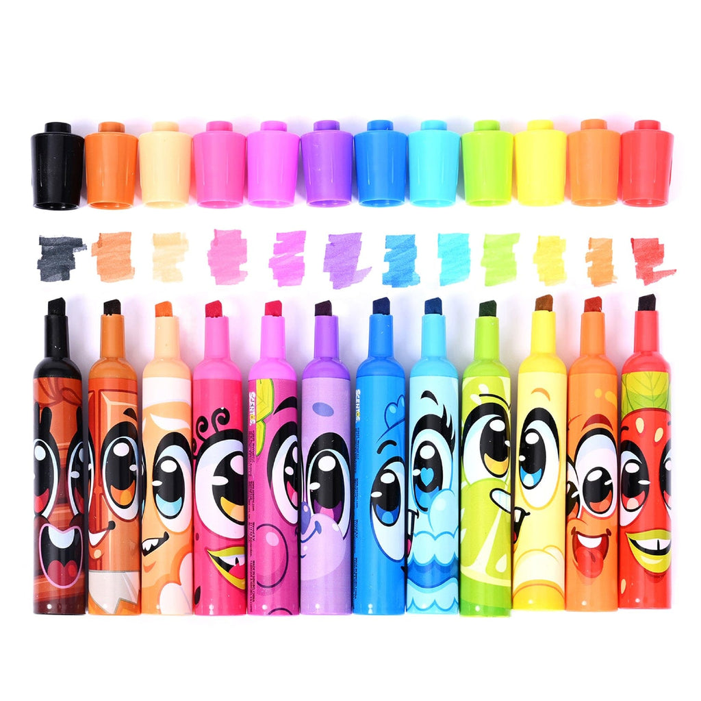 ShopScentos Marker Scentos® Fruit-Scented Chisel-Tip Markers - Brights - 12 Count Set