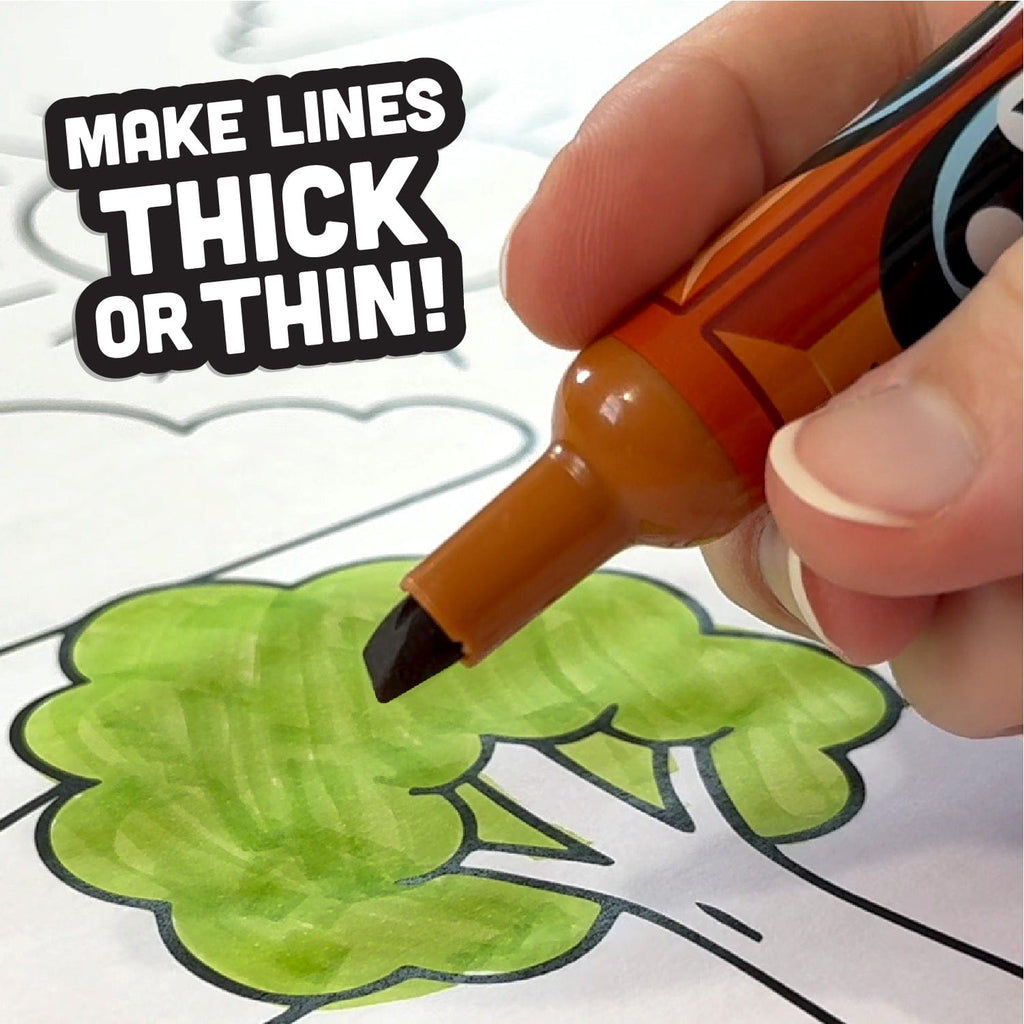 ShopScentos Marker Scentos® Fruit-Scented Chisel-Tip Markers - Brights - 12 Count Set