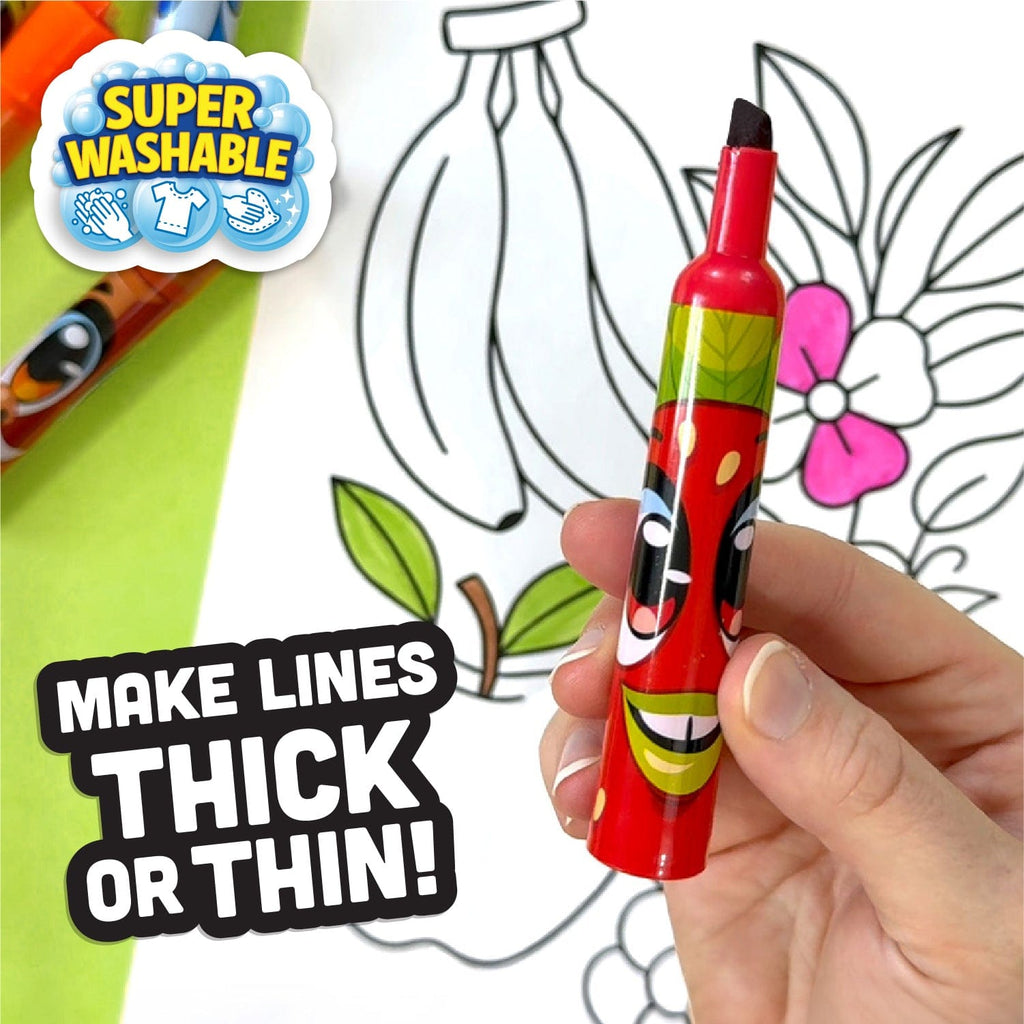 ShopScentos Marker Scentos® Fruit-Scented Chisel-Tip Markers - Brights - 24 Count Set