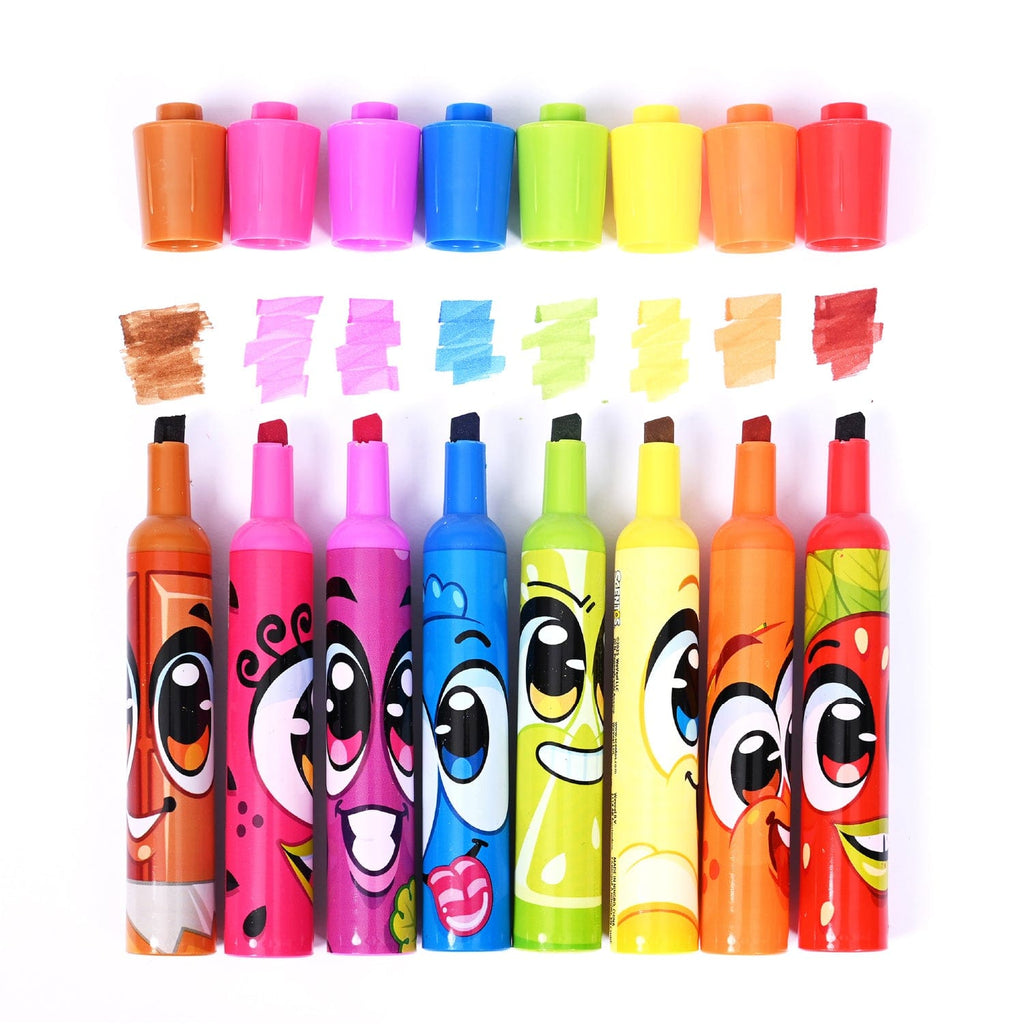 ShopScentos Marker Scentos® Fruit-Scented Chisel-Tip Markers - Brights - 8 Count Set