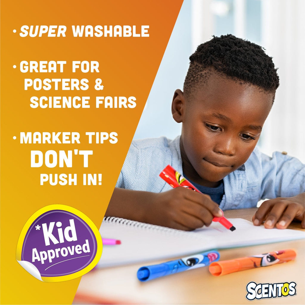 ShopScentos Marker Scentos® Fruit-Scented Chisel-Tip Markers - Brights - 8 Count Set