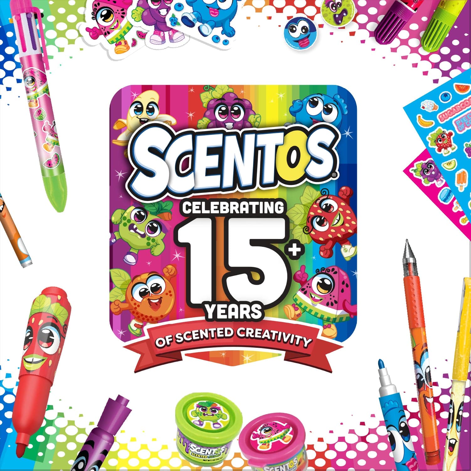 Sento Markers Scentos® Fruit-Scented Jumbo Markers - Brights - 8 Count Set – ShopScentos