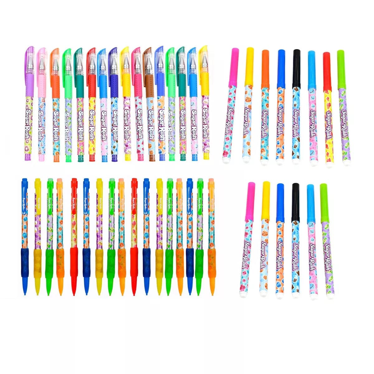 Sugar Rush 48 Pack Assorted Pens Multicolored – ShopScentos