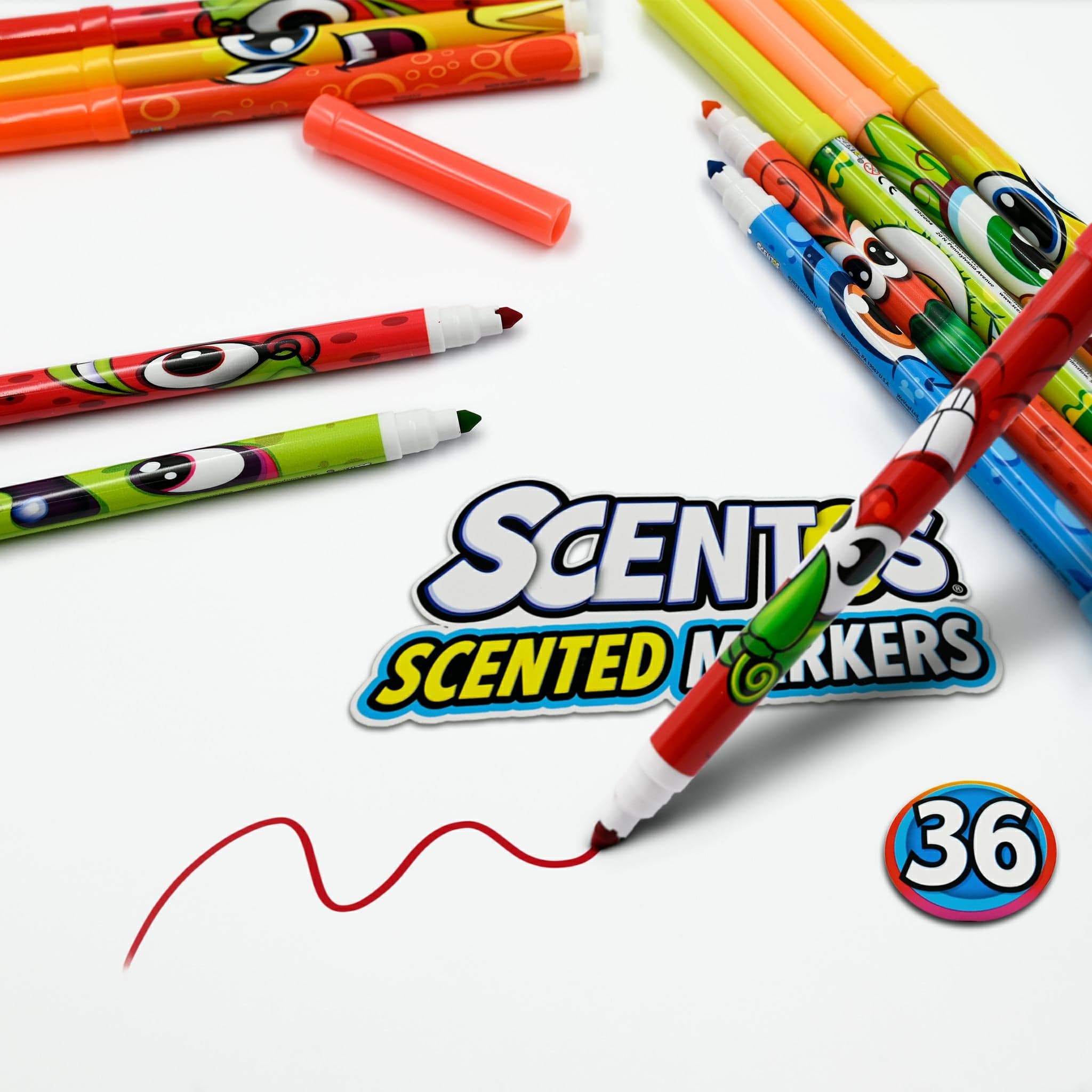 Sento Markers Scentos® Fine Line Scented Markers 36 Pack – ShopScentos