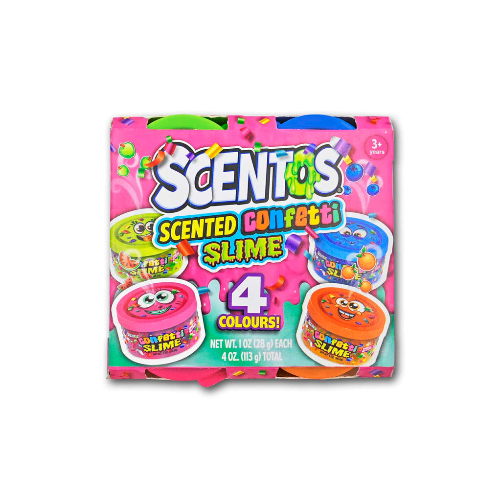 ShopScentos Slime Scentos® Scented Confetti Slime 4 Pack Set