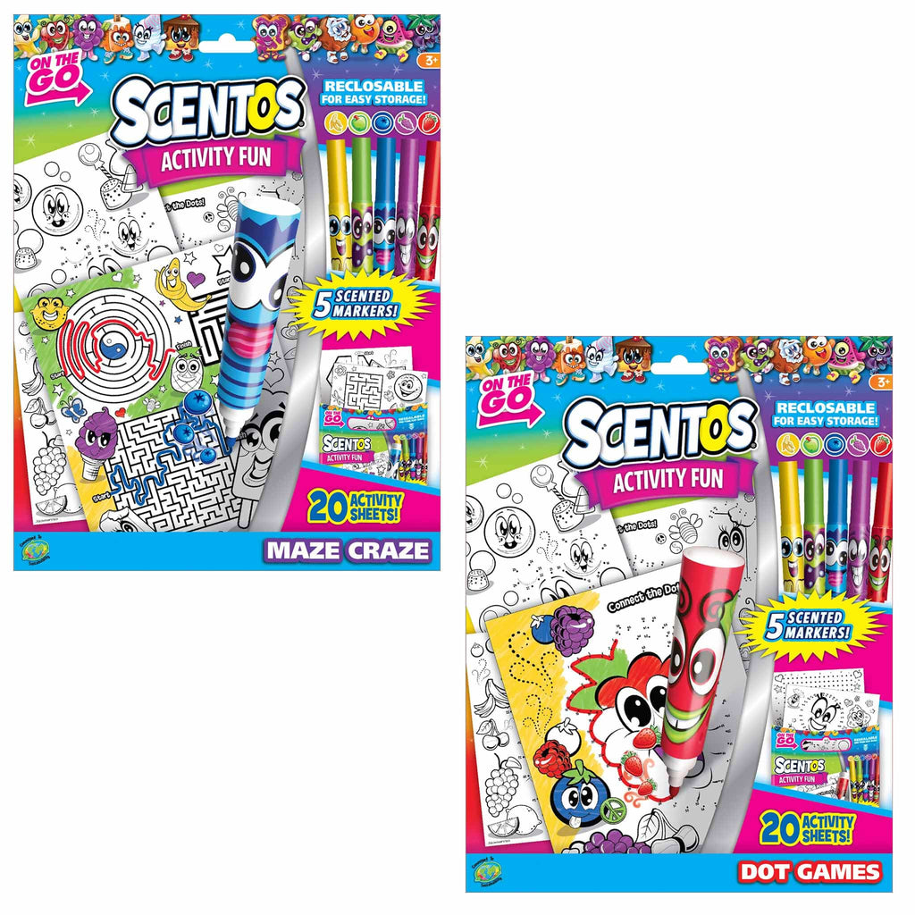 Scentos duo double Nibbed Scented Markers - Arts & Crafts - Dundee