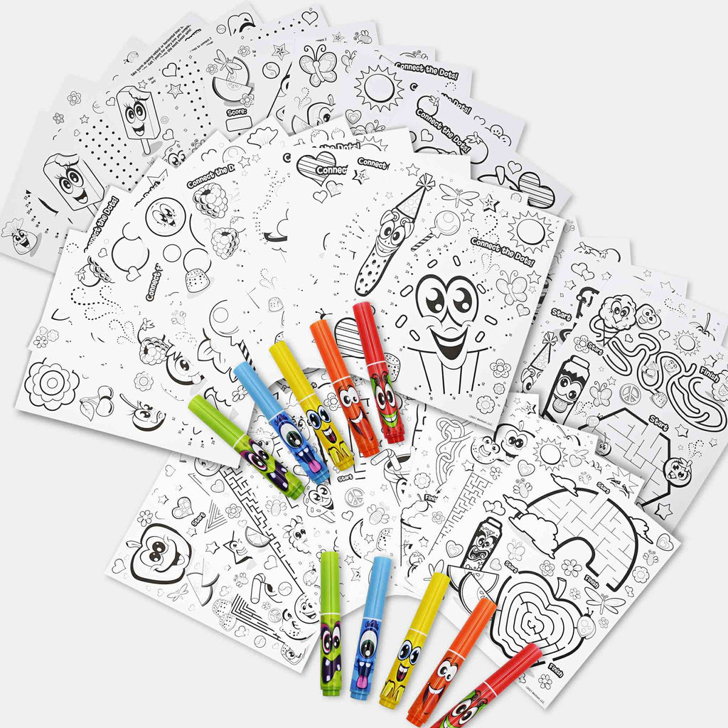 ShopScentos Stationery kit Scentos® Scented Set of 2 On-The-Go Bags Dot Games/Maze Craze